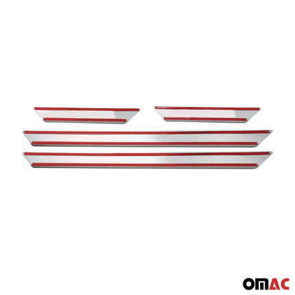 Einstiegsleisten Türschweller für Nissan X-Trail 2001-2007 Edelstahl Chrom 2x