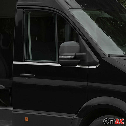 Fensterleisten Zierleisten für VW Crafter 2017-2026 L2 Radstand Edelstahl 8tlg