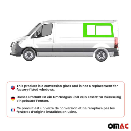 Schiebefenster für Mercedes Sprinter W906 2006-2018 Links Hinten Fenster L2