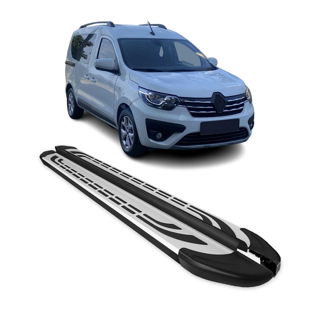 Trittbretter Schweller Seitenbretter für Renault Express 2021-2024 Schwarz