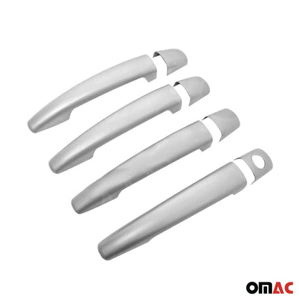 Chrom Türgriff Blende für Peugeot 207 2006-2015 4Tür Edelstahl Matt 8tlg