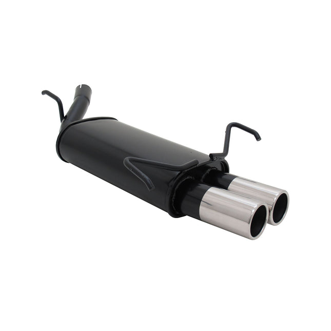 Novus Sportauspuff für Opel Corsa C 2x76mm Endschalldämpfer mit ABE