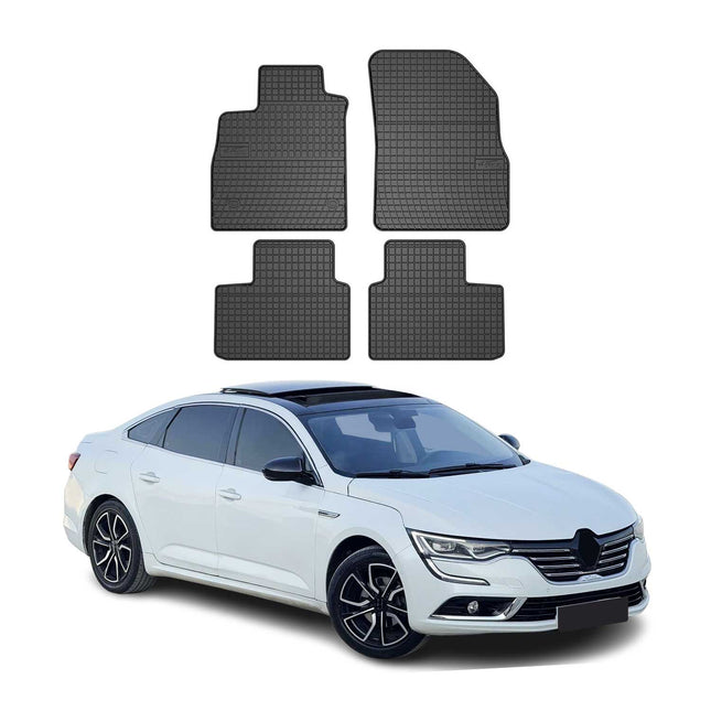 OMAC Gummi Fußmatten für Renault Talisman 2015-2022 Automatten Gummi Schwarz 4x