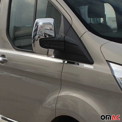 Fensterleisten Zierleisten für Ford Tourneo Custom V362 2013-2023 Chrom 8x