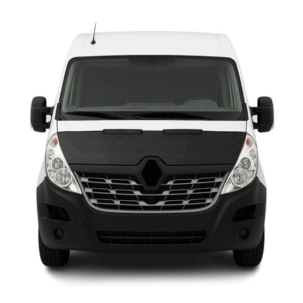 Haubenbra Steinschlagschutz Bonnet Bra für Renault Master 2014-2020 Schwarz Halb