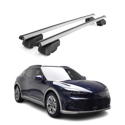 Dachträger Grundtäger für Genesis GV60 2022-2026 75kg Alu Silber 2tlg