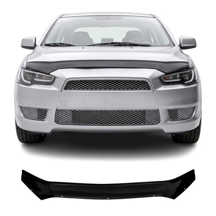 Motorhaube Deflektor Insektenschutz für Mitsubishi Lancer 2007-2017 Dunkel