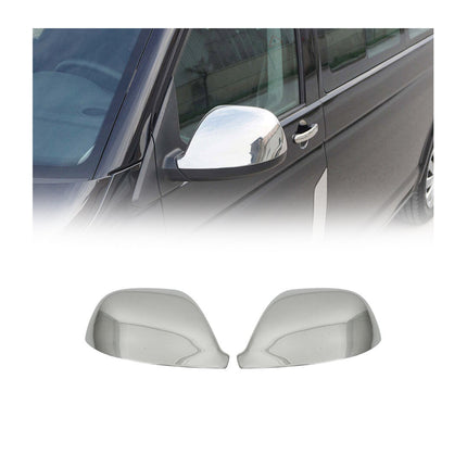 Spiegelkappen Spiegelabdeckung für VW Transporter T5 2010-2015 Chrom ABS Silber