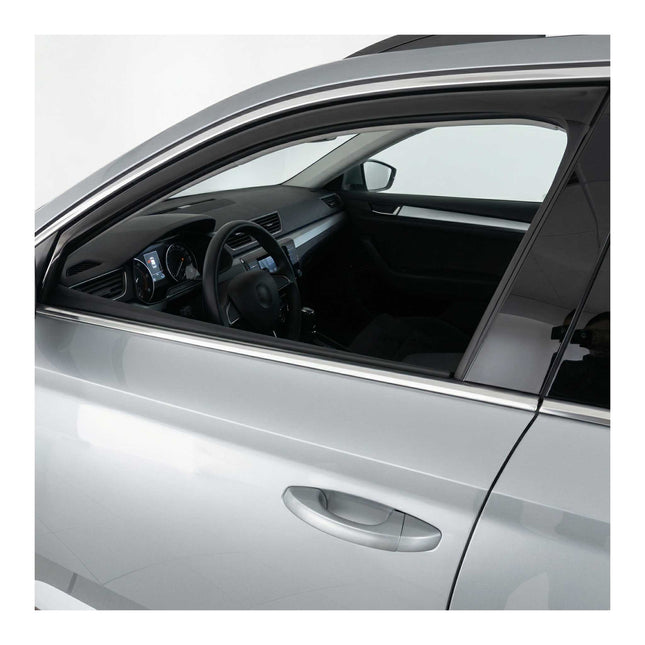 Windabweiser Regenabweiser für Skoda Superb 2015-2024 Dunkel Acryl 2x