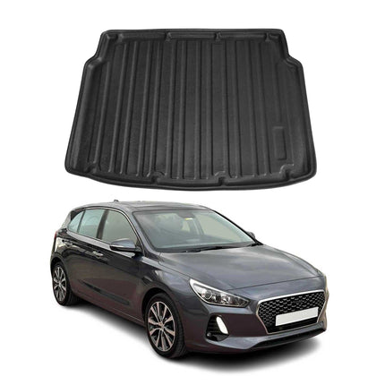 Kofferraumwanne Laderaumwanne für Hyundai i30 2017-2026 Schrägheck 5tür Gummi