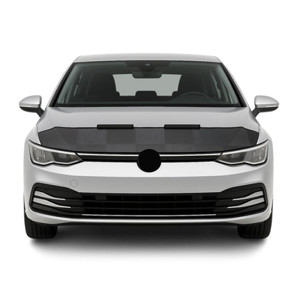 Haubenbra Steinschlagschutz für VW Golf Schrägheck 2019-2026 Kariert Halb
