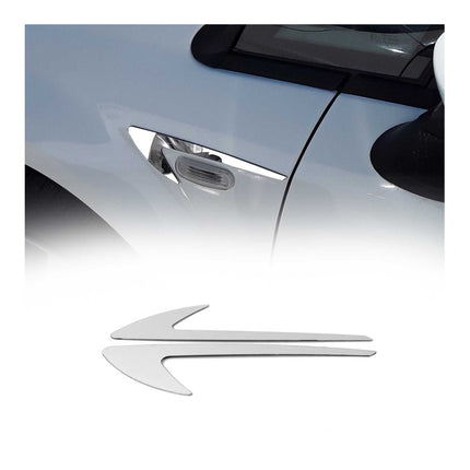 Seitendekor Autodecor für VW T6 T6.1 Transporter 2015-24 Edelstahl Chromdecor 2x