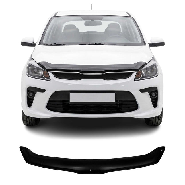 Motorhaube Deflektor Insektenschutz für Kia Rio 2017-2020 Stufenheck Dunkel