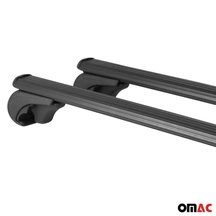 OMAC Universal Dachträger 106x126 cm Alu mit T-nut Gepäckträger Eloxiertem 2 TLG