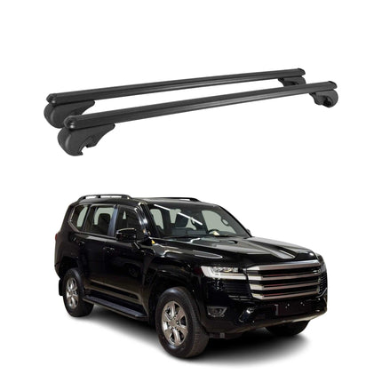 Dachträger Grundtäger für Toyota Land Cruiser J250 2024-2026 75kg Alu Schwarz 2x