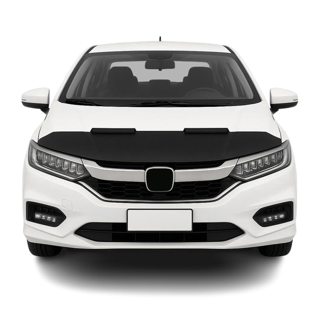 Haubenbra Steinschlagschutz Bonnet Bra für Honda City 2020-2026 Schwarz Halb