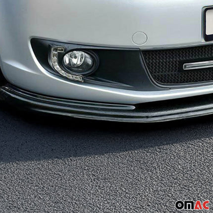 Frontspoiler Lippe Stoßstange Splitter für VW Caddy 2010-2015 ABS Schwarz 1tlg