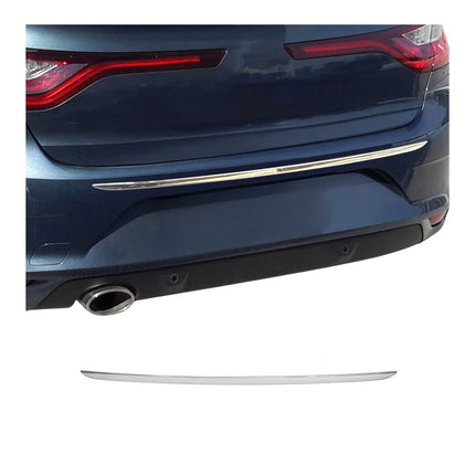 Kofferraumleiste Heckleiste für Renault Megane 2016-2022 Untere Chrom Edelstahl