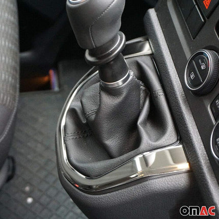 Schaltgetriebe Rahmen für VW T6 Transporter 2015-2019 Manuelle Edelstahl Chrom