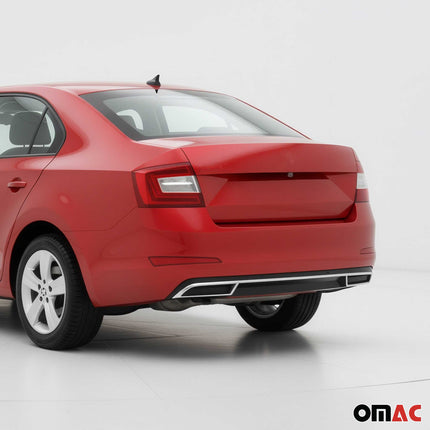 Kofferraumleiste Heckleiste für Skoda Octavia 2012-2019 Edelstahl Chrom 3tlg