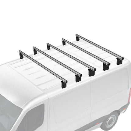 Menabo Dachträger für Opel Movano Renault Master 1997-2010 Aluminium Grau 5x