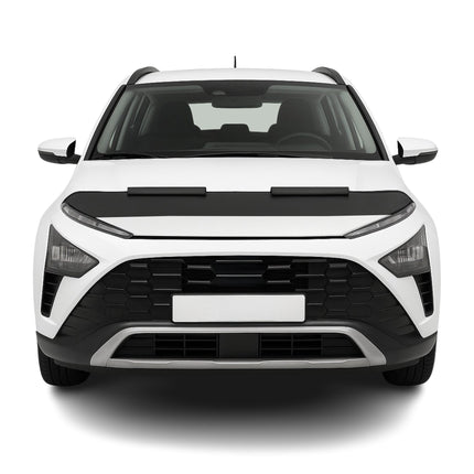 Haubenbra Steinschlagschutz Bonnet Bra für Hyundai Bayon 2021-2026 Schwarz Halb