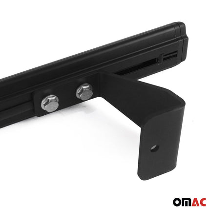 Dachträger Grundtäger für VW Caravelle T5 2003-2015 75kg Aluminium Schwarz 3 tlg