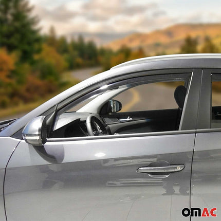 Windabweiser Regenabweiser für Hyundai Tucson 2015-2020 Dunkel Acryl 2tlg