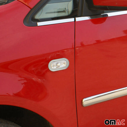 Blinkerrahmen Seitenblinker für VW Lupo 1998-2005 Edelstahl Chrom 2x