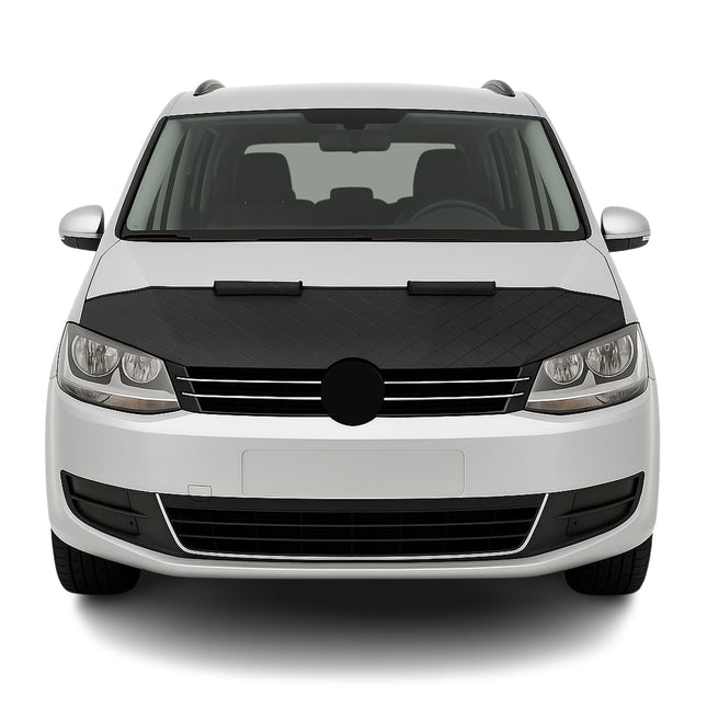 Schwarz Halb Haubenbra Steinschlagschutz Bonnet Bra für VW Sharan 2010-2015