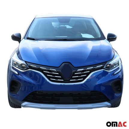 Kühlergrill Leisten Grillleisten für Renault Captur 2019-2026 Edelstahl Chrom 6x