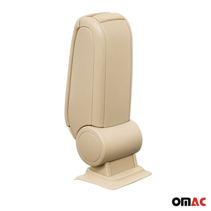 Mittelarmlehne Armlehne Mittelkonsole für VW Golf 5 2003-2009 PU-Leder ABS Beige