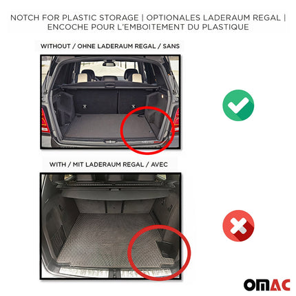 OMAC Gummi Kofferraumwanne für Skoda Kodiaq 2016-2026 TPE Laderaumwanne 1tlg