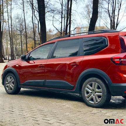 Heckfenster Verkleidung für Dacia Jogger 2022-2026 MPV Schwarz 2 tlg