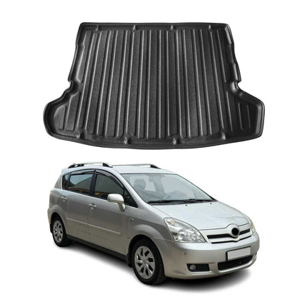 Kofferraumwanne Laderaumwanne für Toyota Verso 2004-2009 Gummi TPE Schwarz