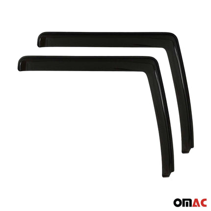 Windabweiser Regenabweiser für Fiat Talento 2016-2024 Dunkel Acryl 2tlg