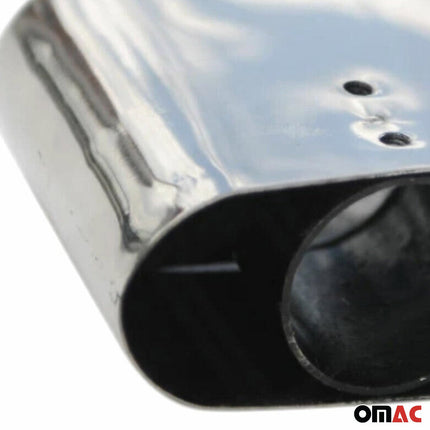 Auspuffblende Endrohr für Fiat 500C 2009-2026 Edelstahl Chrom 1tlg