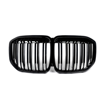 Nieren Grill Kühlergrill für BMW X7 G07 2019-2021 PRE FL Schwarz Glanz