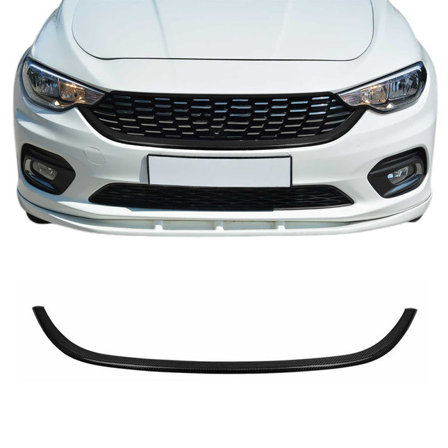Kühlergrill Leisten Grillleisten für Fiat Tipo Limo Schrägheck 2015-2026 Carbon