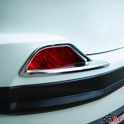 Reflektor Blenden Reflektorleiste für Toyota RAV4 2018-2020 Chrom ABS 2x
