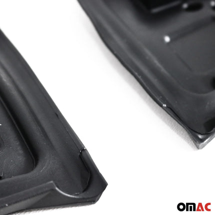 Außenspiegel Gummi für Mercedes C Klasse W203 2000-2007 Kunststoff Schwarz 2tlg