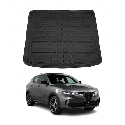 Kofferraumwanne Laderaumwanne für Alfa Romeo Tonale 2022-2026 TPE Schwarz 1x