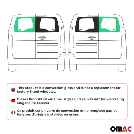 Heckscheibe Fenster Auto für Citroen Jumpy 2016-2026 L1 L2 L3 Rechts Links SET