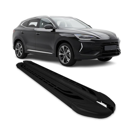 Trittbretter Seitenbretter für BYD Seal U SUV 2024-2026 Schwarz Aluminium 2x