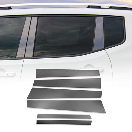 B-Säule Türsäulen Verkleidung für Mercedes S Klasse W221 2005-2013 Chrom Dunkel