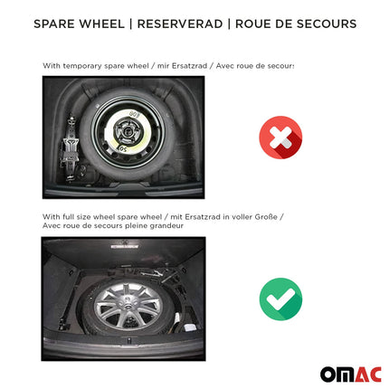 Kofferraummatte Kofferraumwanne für Toyota RAV4 2013-2018 Gummi TPE Schwarz