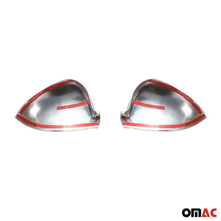 Spiegelkappen Spiegelabdeckung für VW Golf MK5 2003-2008 Edelstahl Chrom 2tlg