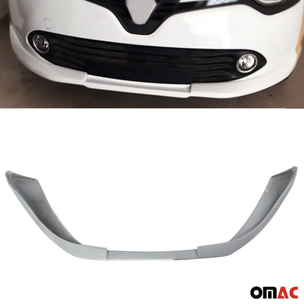 Frontspoiler Lippe Stoßstange Splitter für Renault Clio 2012-2019 Grundiert 1tlg