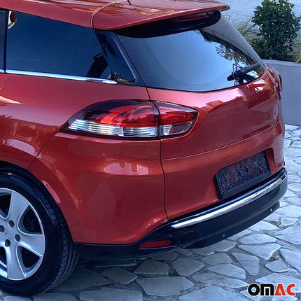 Stoßstangen Heckblende für Renault Clio Grandtour 2012-2019 Edelstahl Chrom 1x