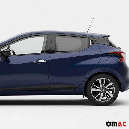 Chrom Türgriff Blende für Nissan Micra 2017-2020 4-Tür Edelstahl 6tlg